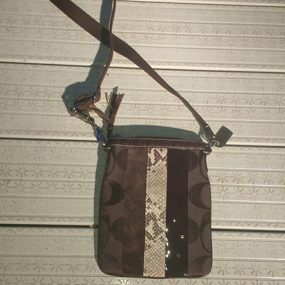 Coach cross body bag